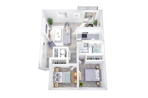 Two Bedroom One Bath at Cedar Heights, Washington, 98034